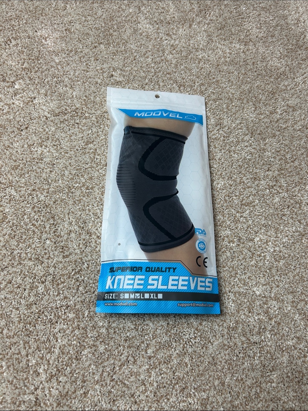 MODVEL Knee Sleeve Support - Black